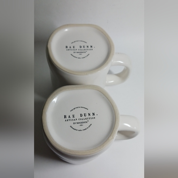Rae Dunn Just Married Coffee Mugs by Magenta (Bride Wife Groom Husband Wedding) - Picture 4 of 9